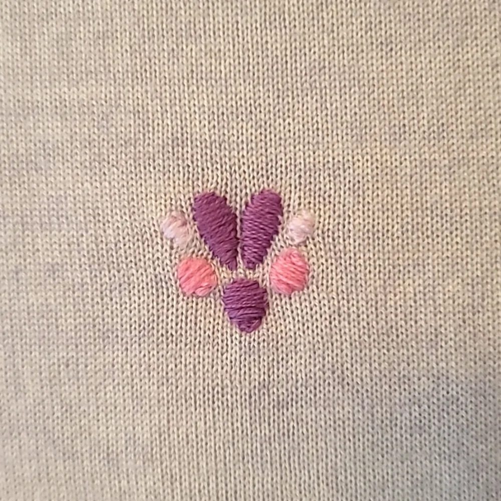 NWOT J.CREW Women's Tippi Flower Embroidered Merino Wool Sweater, Size M - Picture 9 of 10